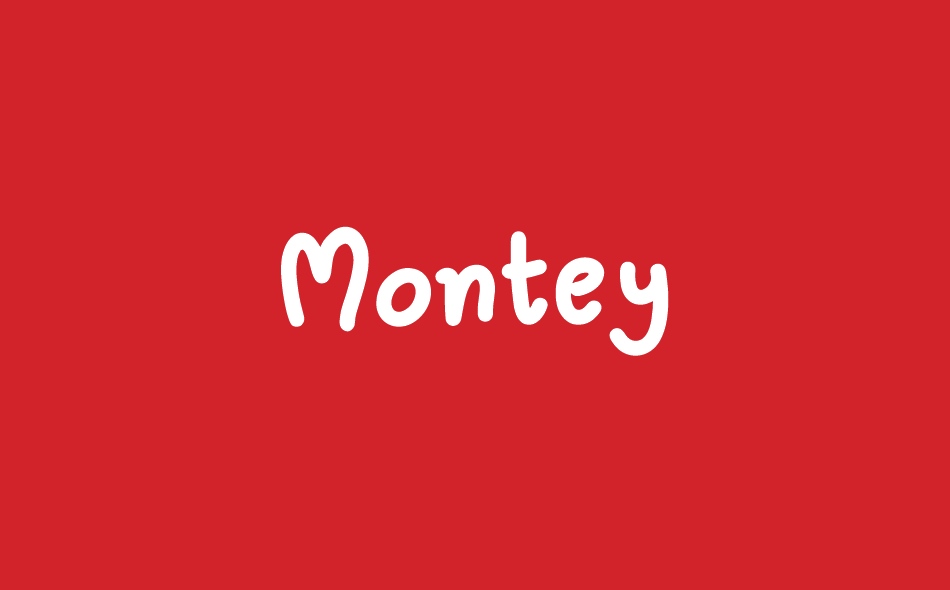 Montey font big