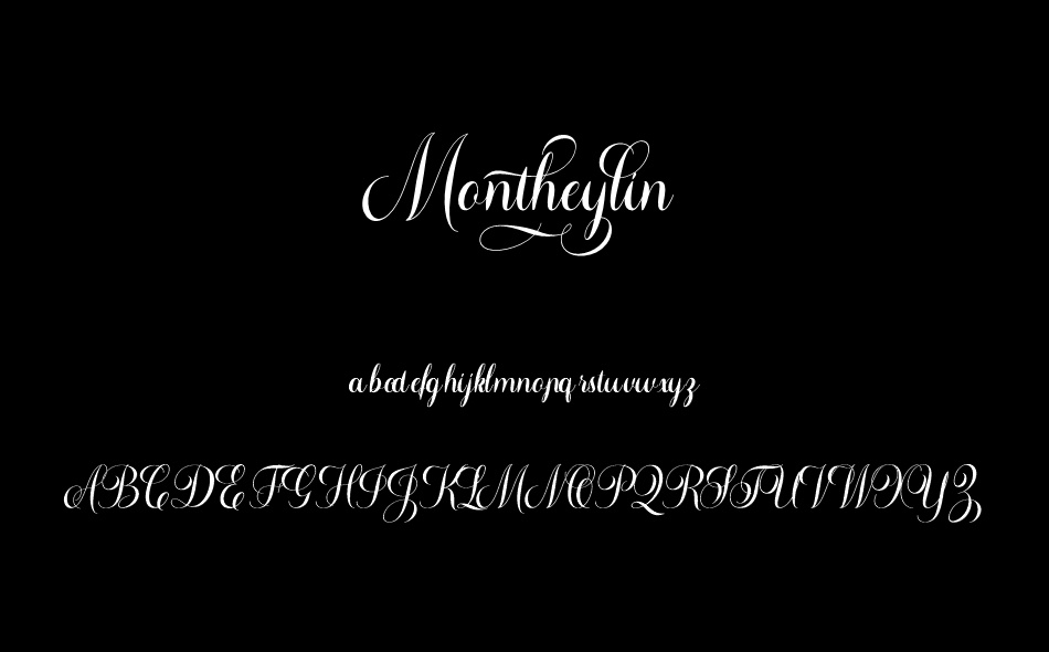 Montheylin font