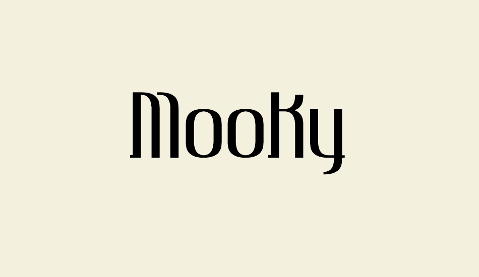 Mooky font big