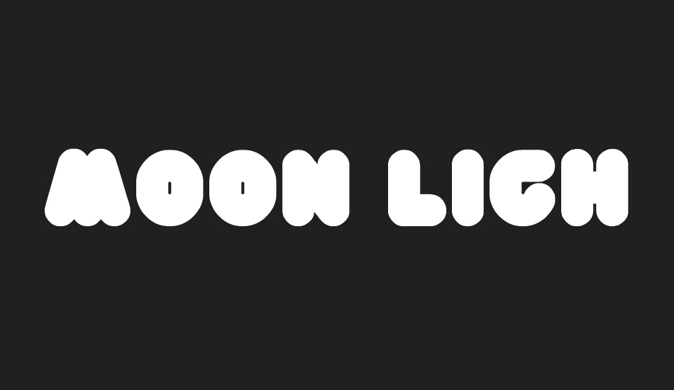 moon light font big