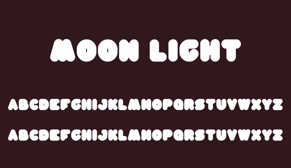 moon light font