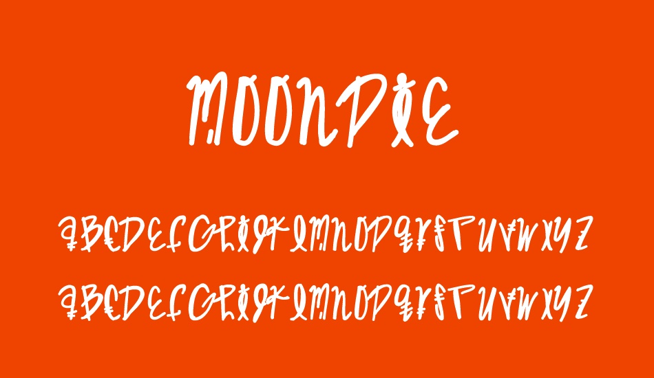 MoonPie font