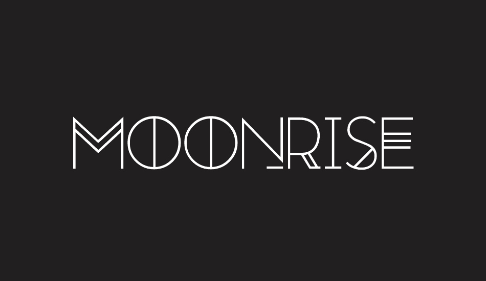 Moonrise font big