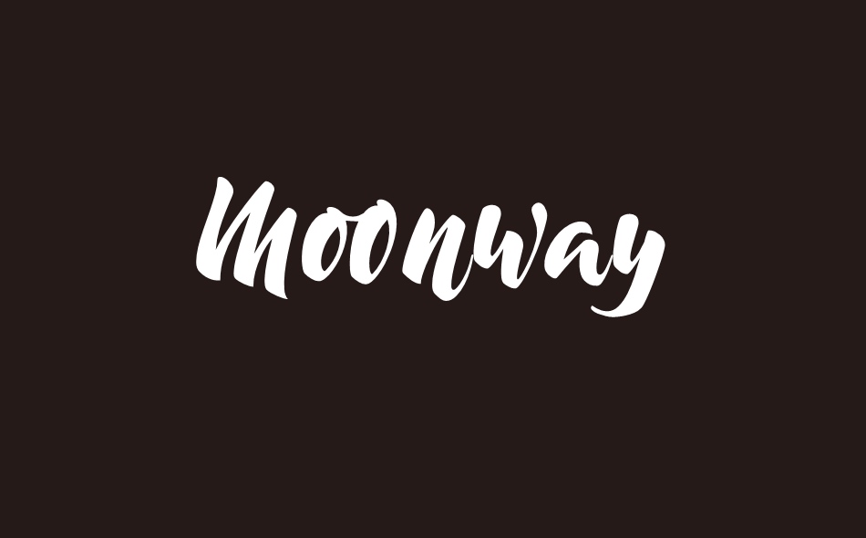 Moonway font big