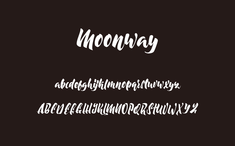 Moonway font