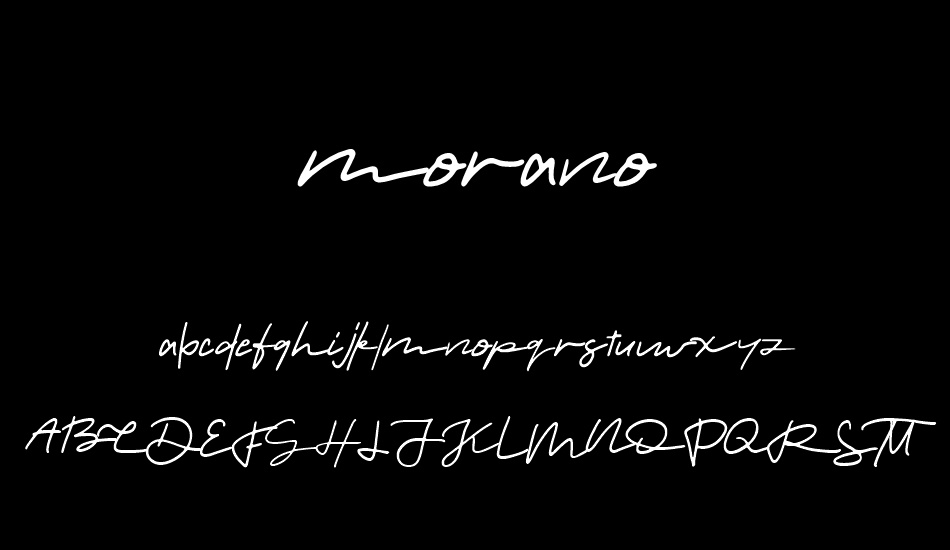 morano font