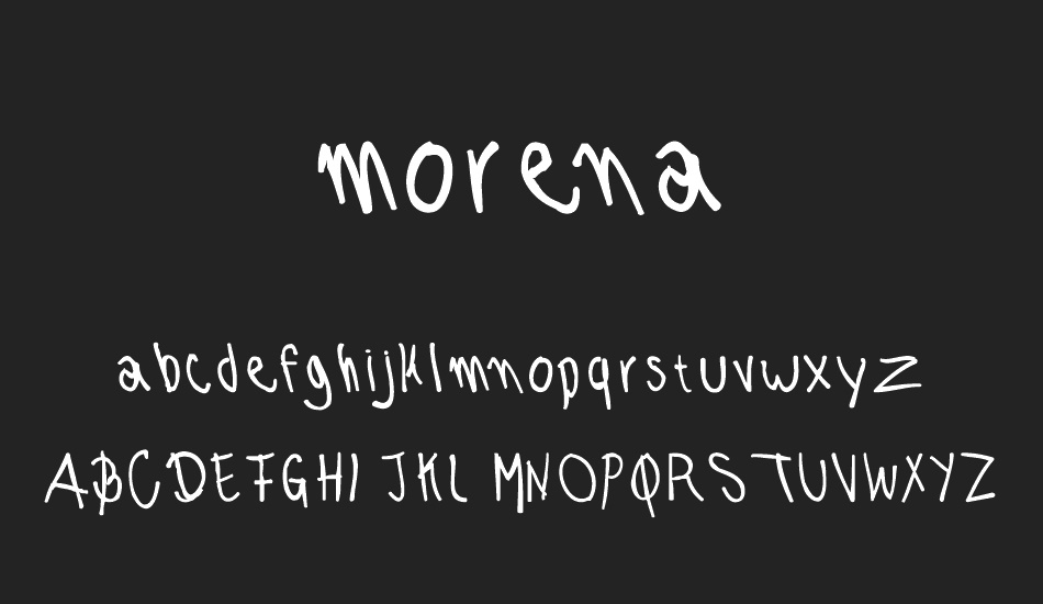 morena font