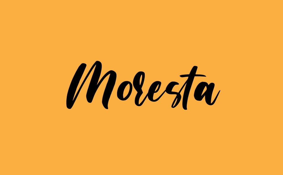 Moresta font big