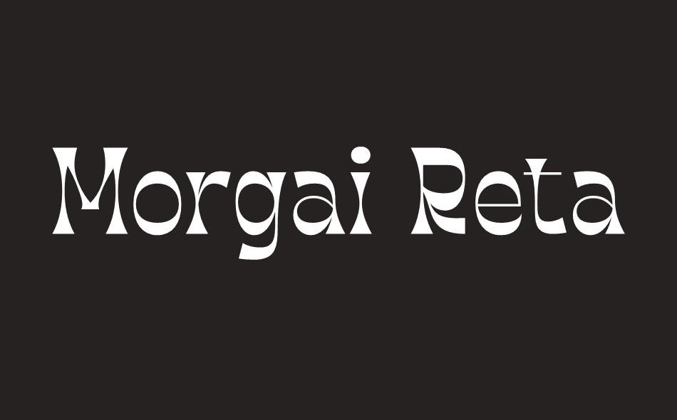 Morgai Retan font big