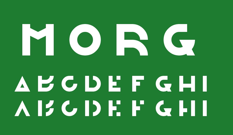 Morgante font