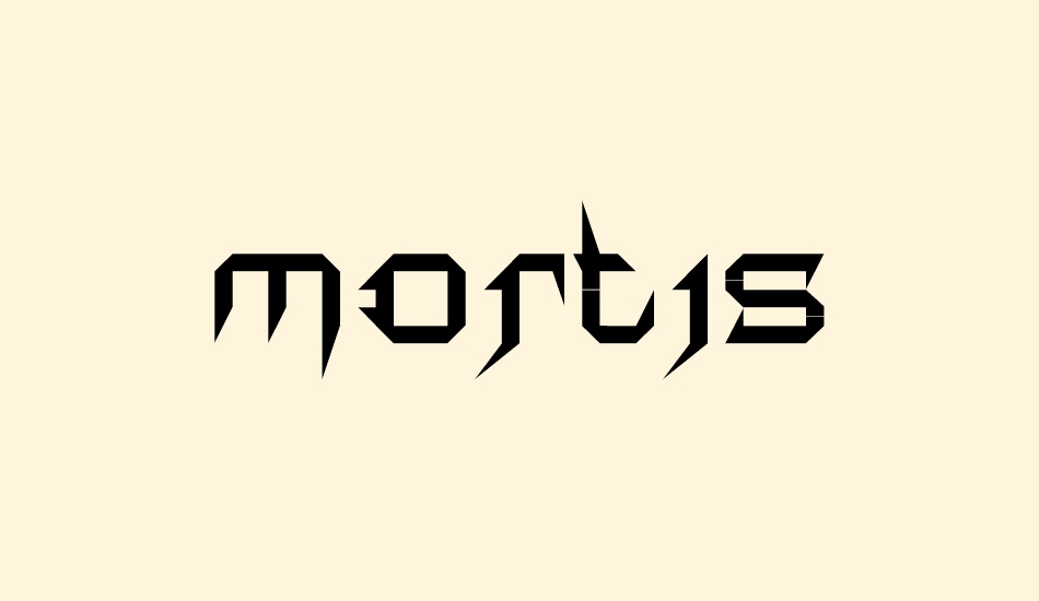 mortis font big