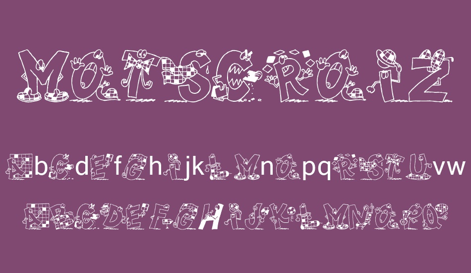 Motscroizes font