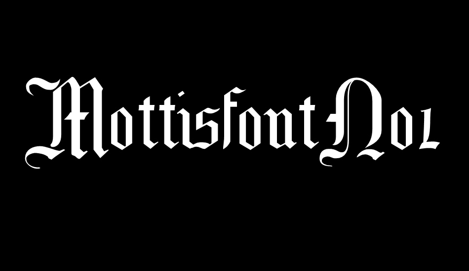 MottisfontNo1 font big