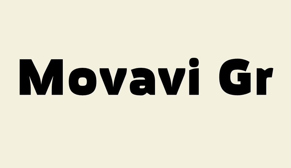 movavi-grotesque-black font big