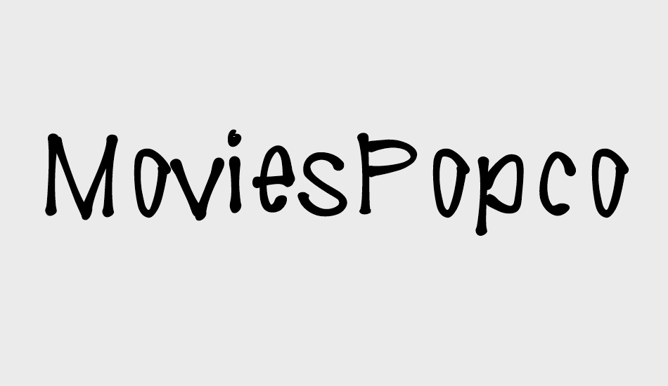 MoviesPopcorn font big