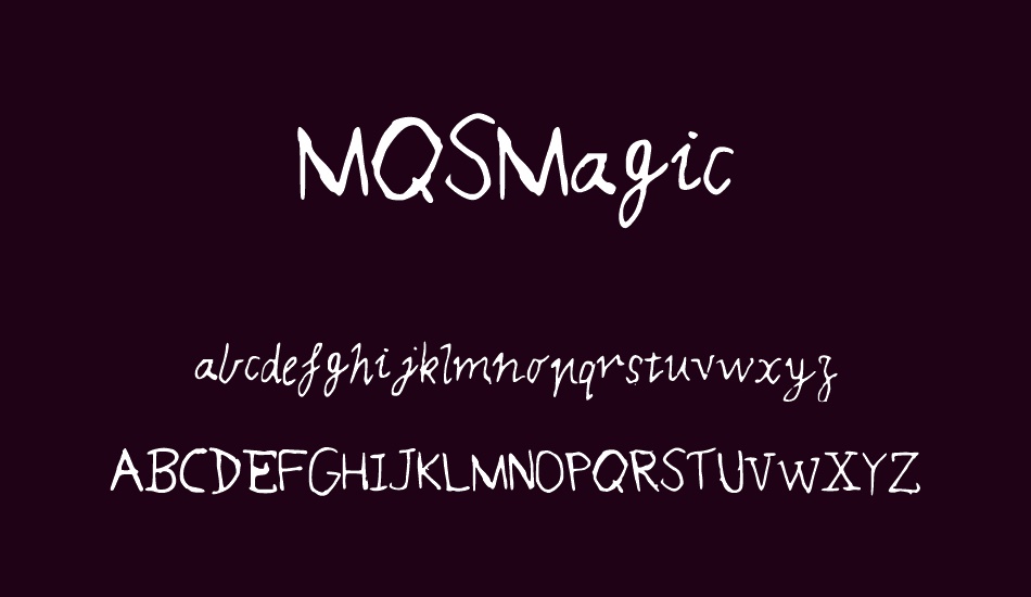 MQSMagic font