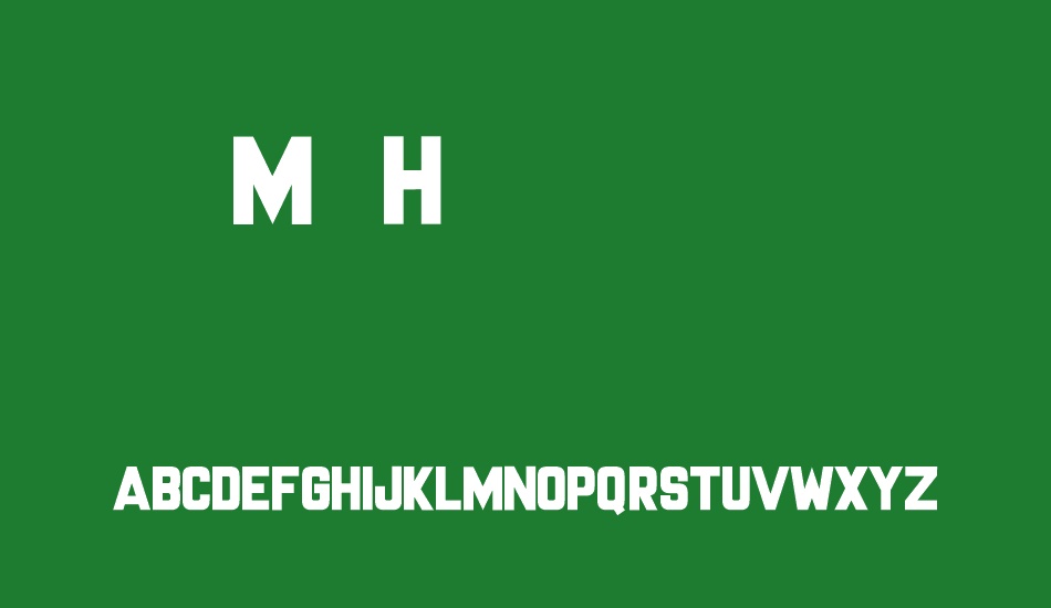 Mr Headlines font