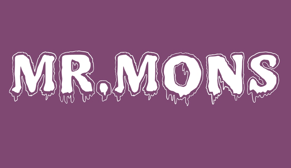 MR.MONSTAR font big