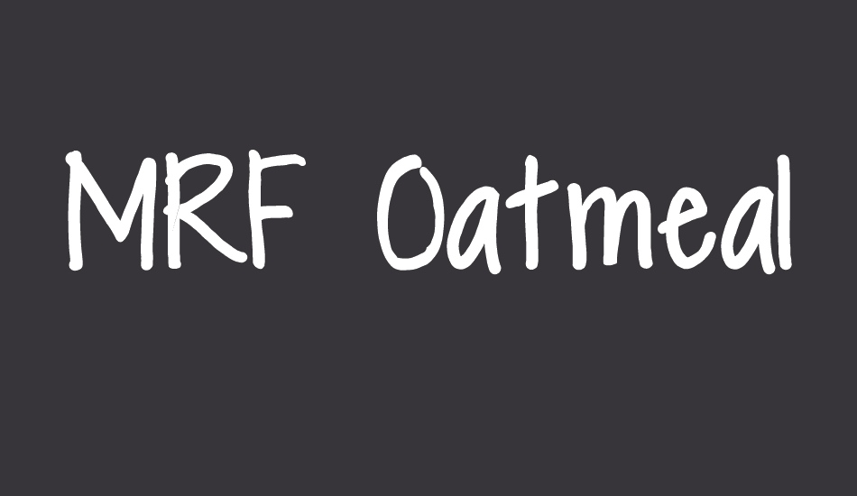 MRF Oatmeal and Raisins Two font big