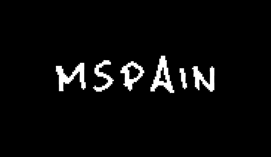 MsPain font big