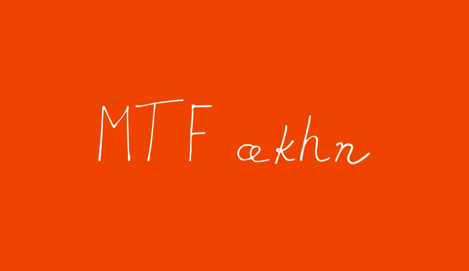 MTF akhn font big