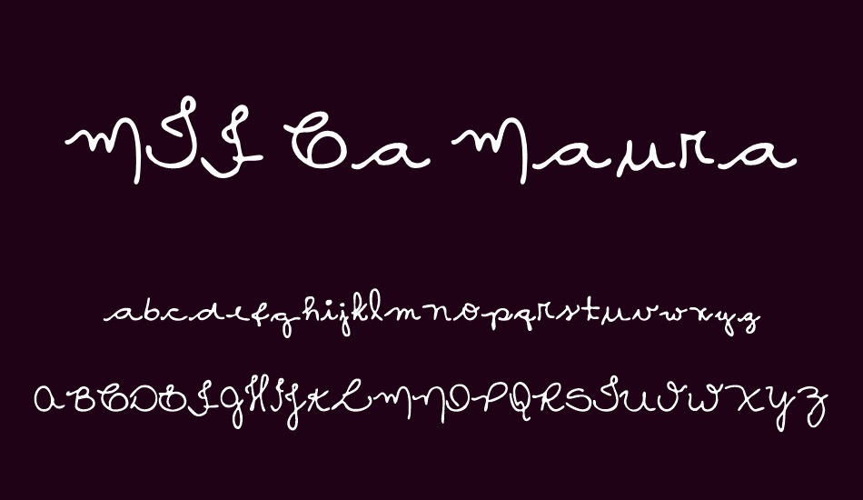 MTF Ca Maura font