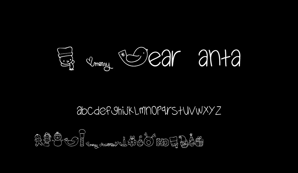 MTF Dear Santa font