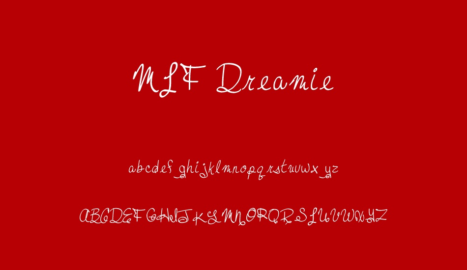 MTF Dreamie font