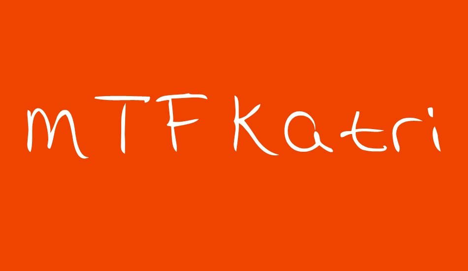 MTF Katrina font big