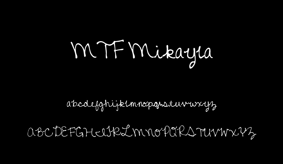 MTF Mikayla font