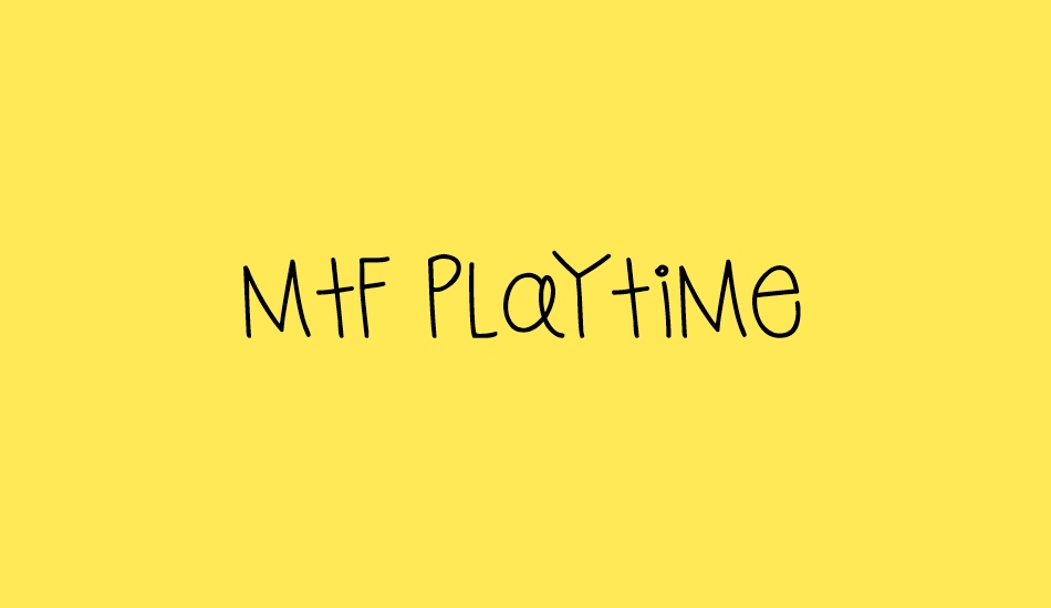 MTF Playtime font big