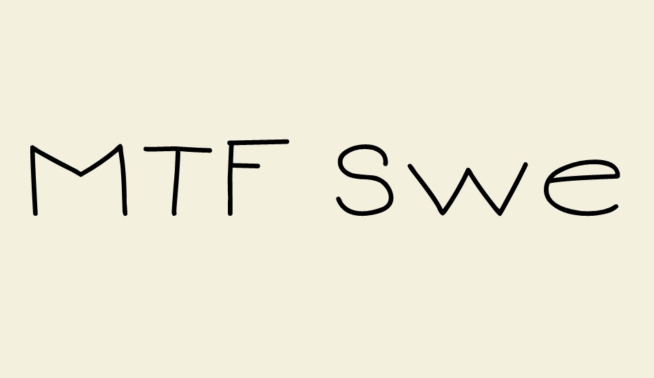 MTF Sweetie font big