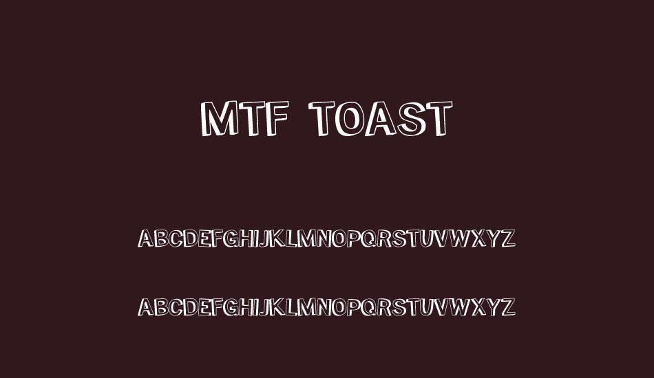 MTF Toast font