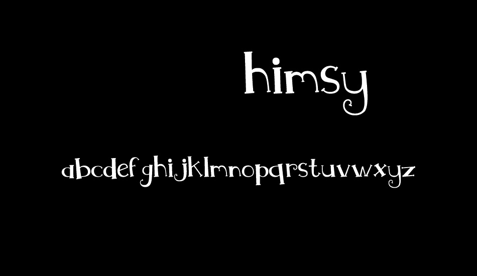 MTF Whimsy font