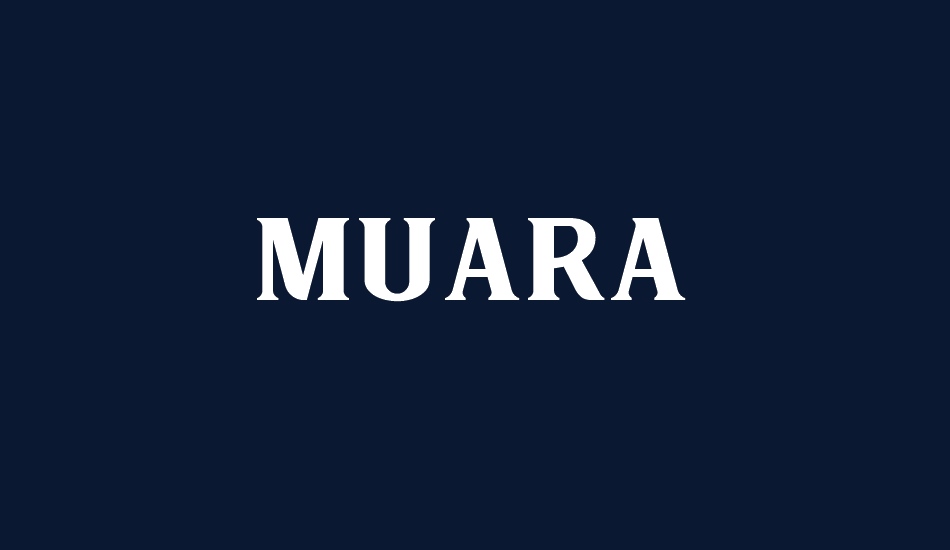 MUARA DEMO font big