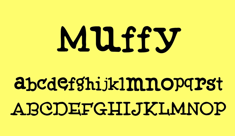 Muffy font