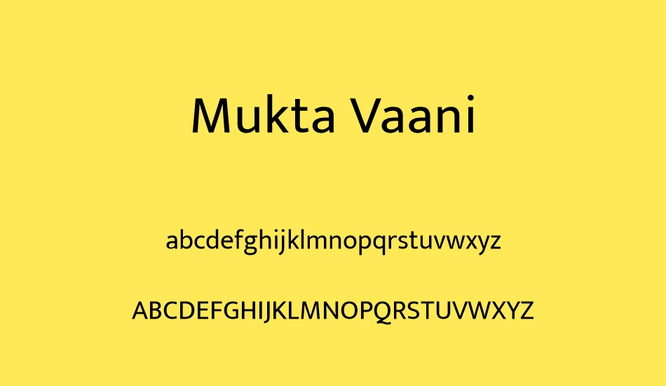 mukta-vaani font