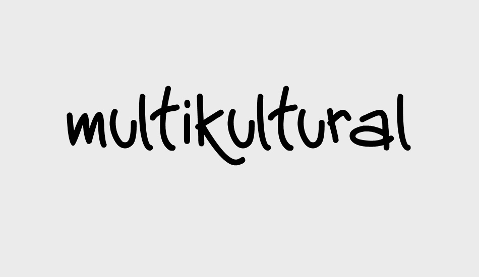 multikultural font big