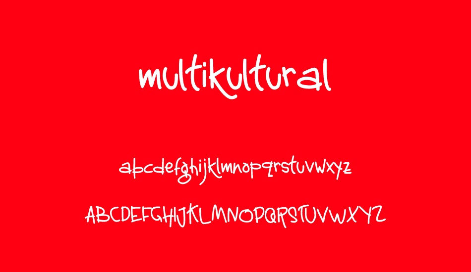 multikultural font