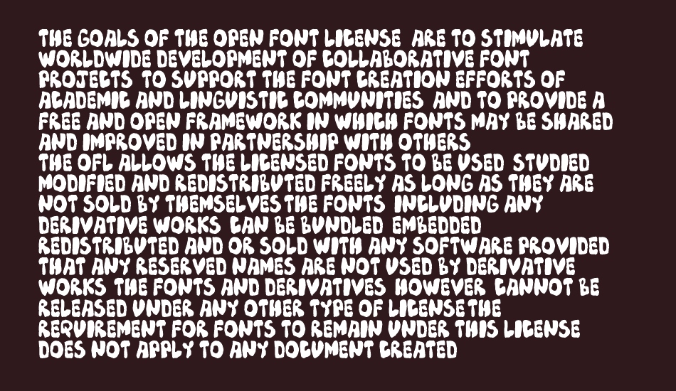 Mump font 1