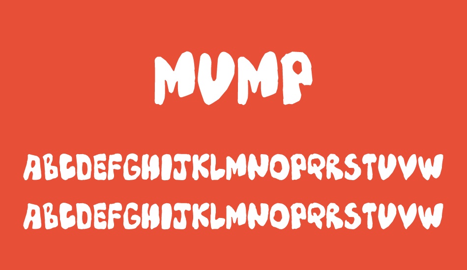 Mump font