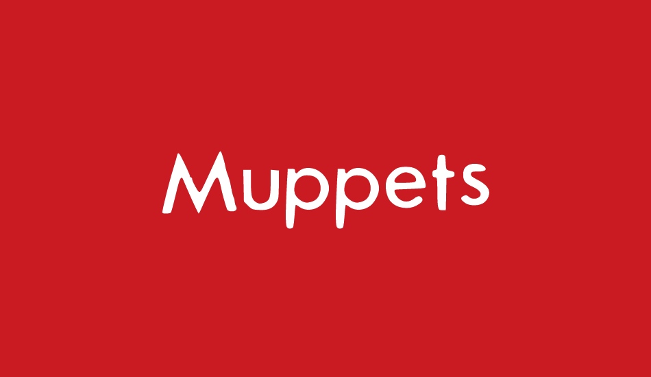 Muppets font big