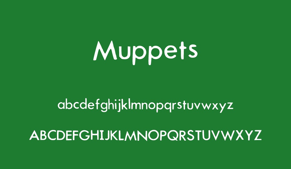 Muppets font