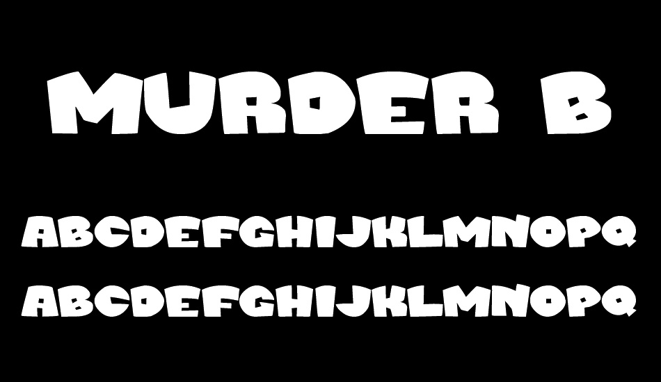 Murder Block font