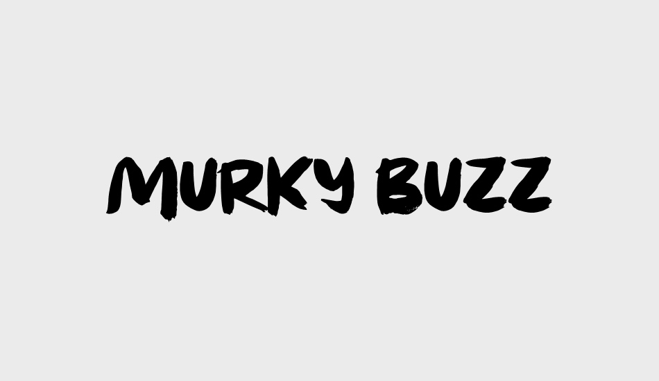 Murky Buzz DEMO font big