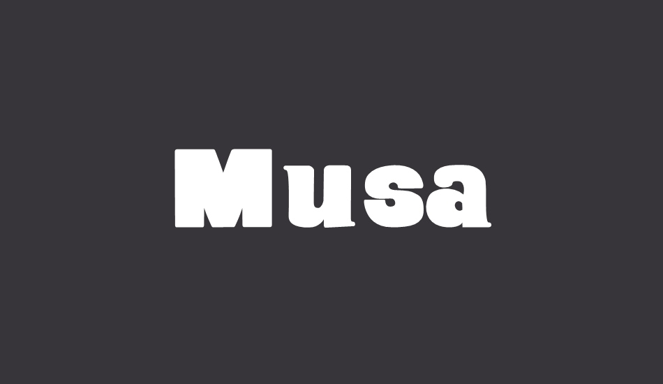 Musa font big