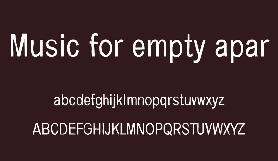 music-for-empty-apartments font