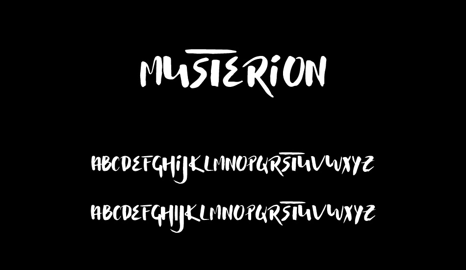 Musterion font