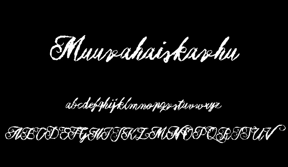 Muurahaiskarhu font