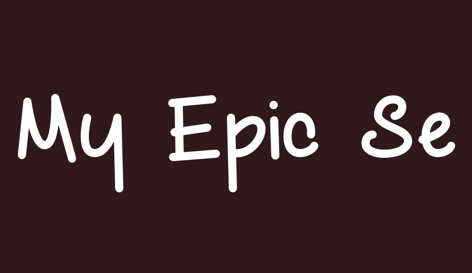 My Epic Selfie Demo font big